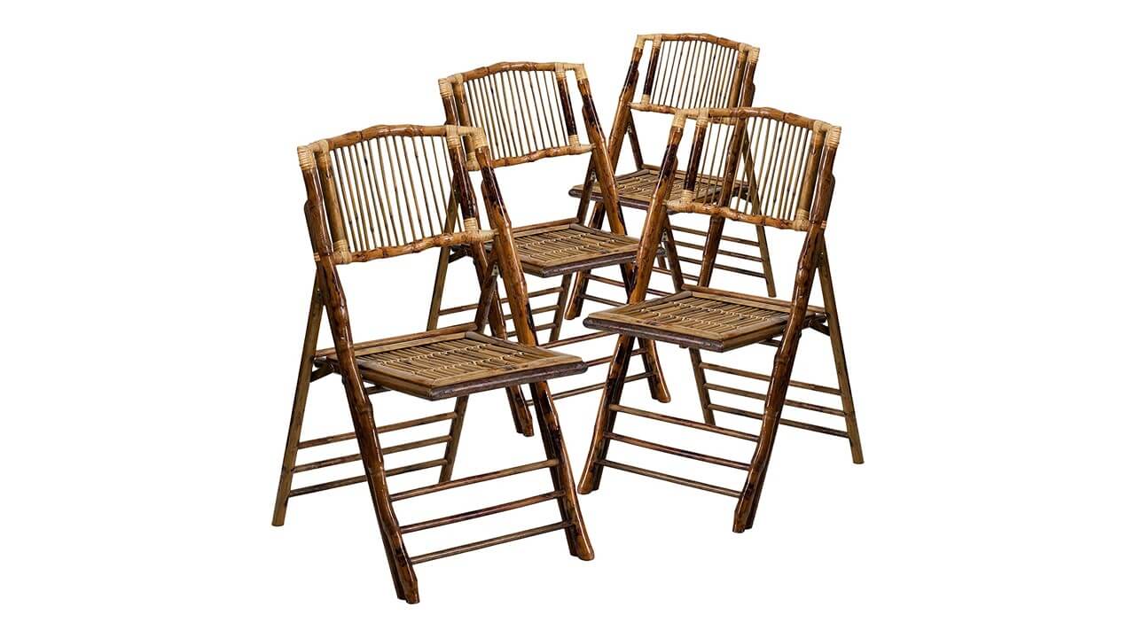 bamboo folding chair