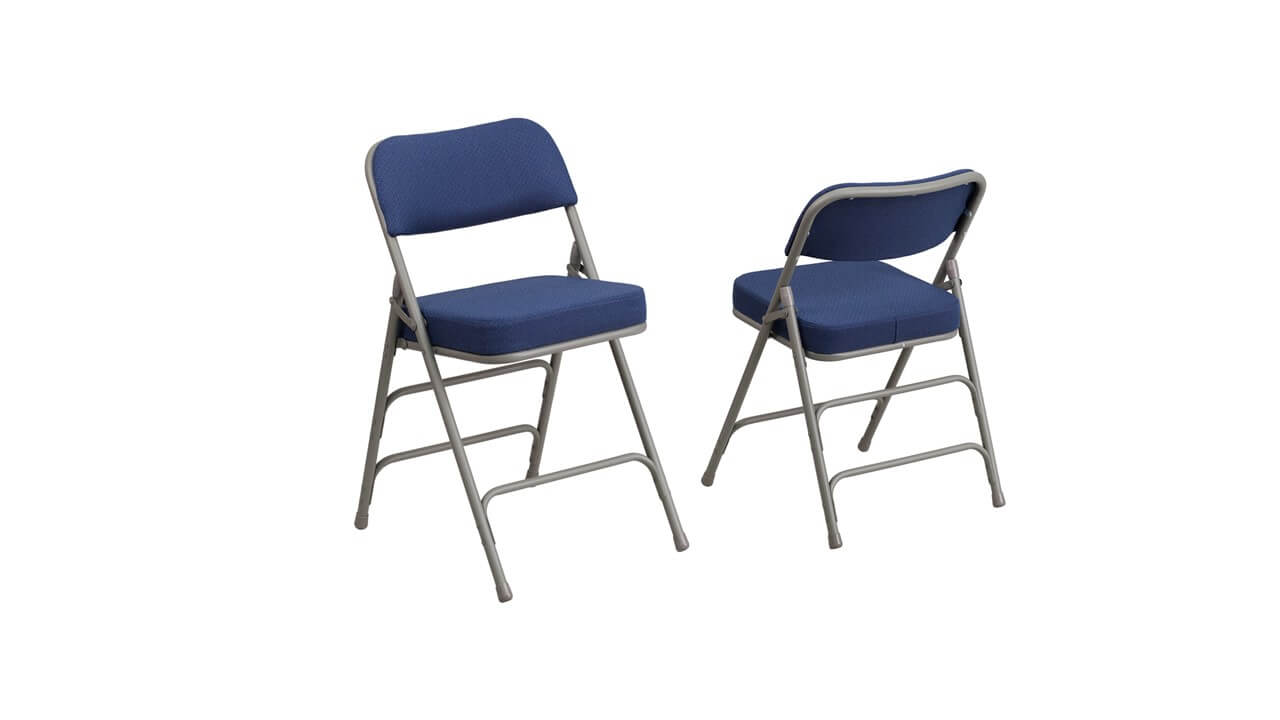 2005- Folding Chair Executive Corporate Blue